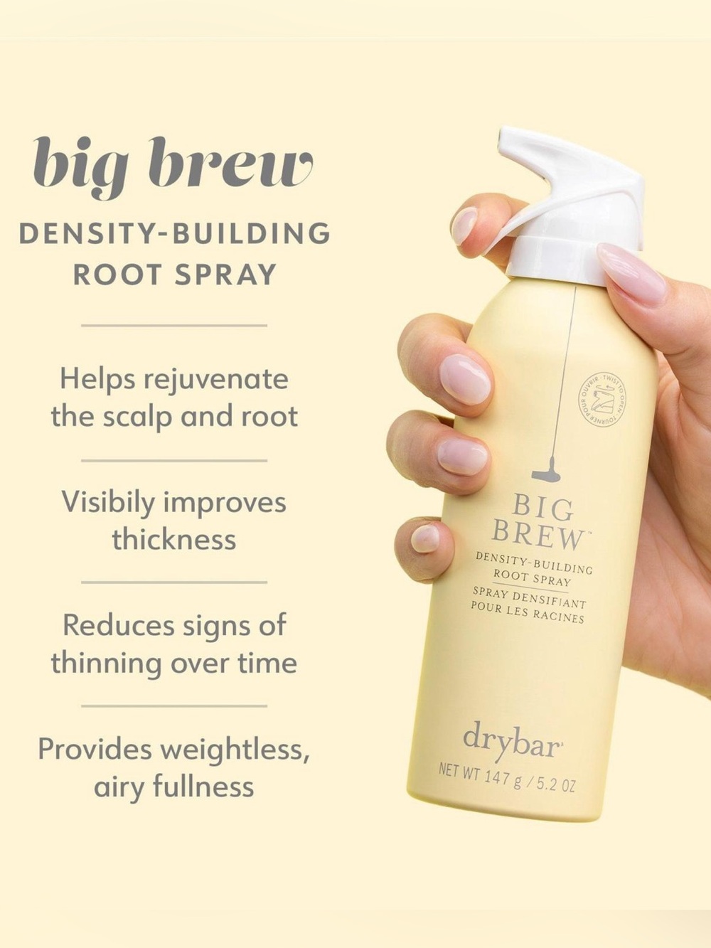 Drybar Big Brew Density-Building Root Spray